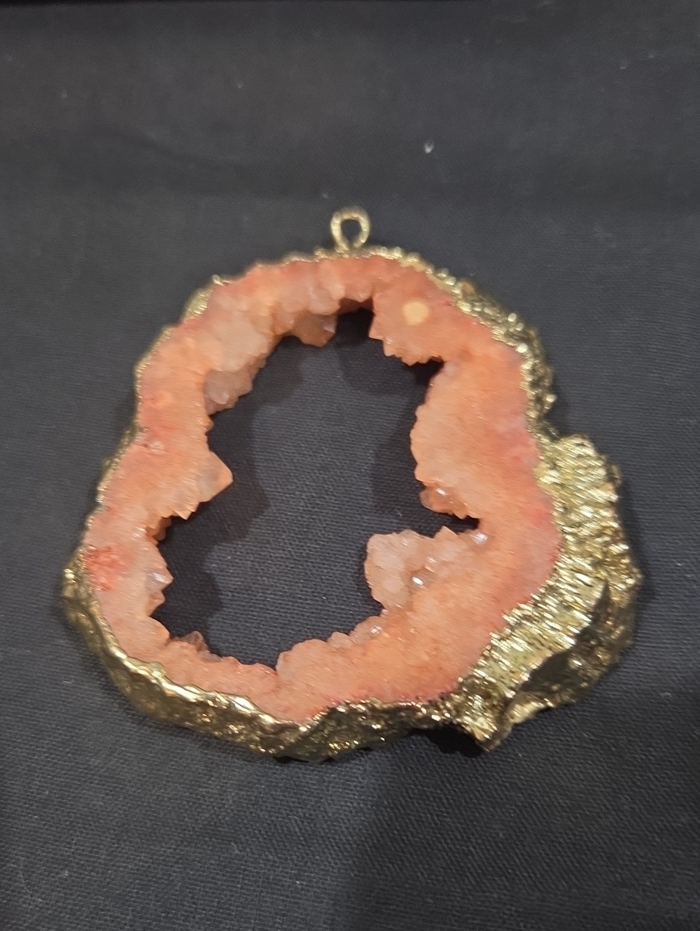 PEACH AGATE PENDANT